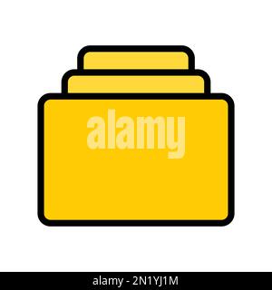 Albums icon line isolated on white background. Black flat thin icon on modern outline style. Linear symbol and editable stroke. Simple and pixel perfe Stock Vector