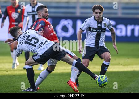 Parma, Italy. 05th Feb, 2023. Tardini Stadium, 05.02.23 Domenico Criscito  (4 Genoa) during the Serie B match between Parma and Genoa at Tardini  Stadium in Parma, Italia Soccer (Cristiano Mazzi/SPP) Credit: SPP