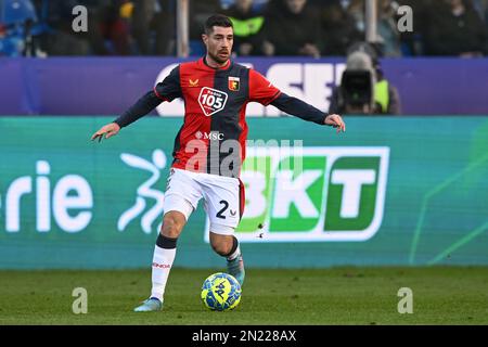 Parma, Italy. 05th Feb, 2023. Tardini Stadium, 05.02.23 Albert Gudmundsson  (11 Genoa) during the Serie B match between Parma and Genoa at Tardini  Stadium in Parma, Italia Soccer (Cristiano Mazzi/SPP) Credit: SPP