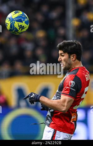 Parma, Italy. 05th Feb, 2023. Tardini Stadium, 05.02.23 Goalkeeper  Gianluigi Buffon (1 Parma) during the Serie B match between Parma and Genoa  at Tardini Stadium in Parma, Italia Soccer (Cristiano Mazzi/SPP) Credit