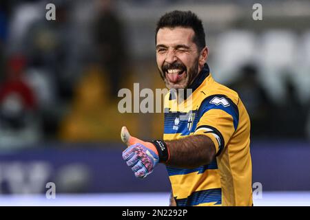 February 5, 2023, Parma, Emilia Romagna, Italy: Tardini Stadium, 05.02.23  Enrico Del Prato (15 Parma) during the Serie B match between Parma and  Genoa at Tardini Stadium in Parma, Italia Soccer (Credit