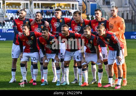 February 5, 2023, Parma, Emilia Romagna, Italy: Tardini Stadium, 05.02.23  Enrico Del Prato (15 Parma) during the Serie B match between Parma and  Genoa at Tardini Stadium in Parma, Italia Soccer (Credit