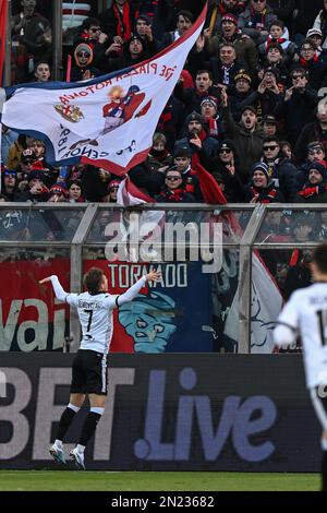 Parma, Italy. 05th Feb, 2023. Tardini Stadium, 05.02.23 Enrico Del Prato  (15 Parma) during the Serie B match between Parma and Genoa at Tardini  Stadium in Parma, Italia Soccer (Cristiano Mazzi/SPP) Credit