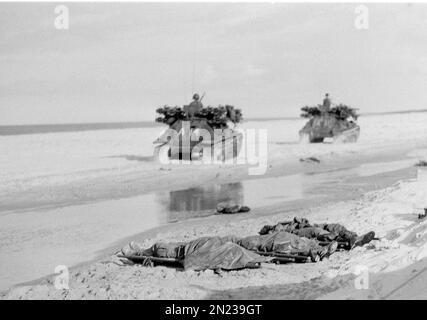 events, Vietnam War, dead bodies and a destroyed military vehicle after ...