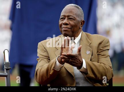 Hank Aaron: Erskine recalls first time meeting Hall of Fame slugger