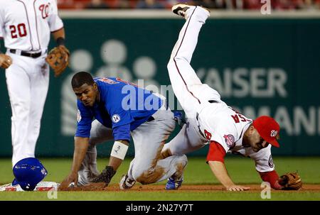 Chicago Cubs' Kris Bryant, left, and Addison Russell celebrate after Game 7  of the Major League Baseball World Series against the Cleveland Indians  Thursday, Nov. 3, 2016, in Cleveland. The Cubs w …