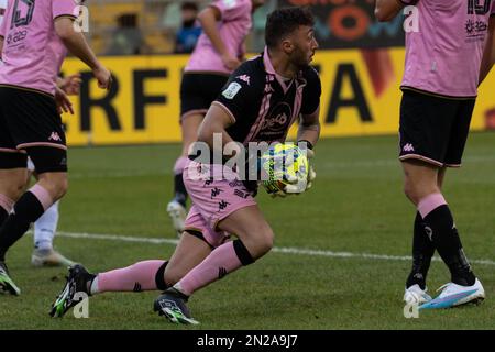 Renzo Barbera stadium, Palermo, Italy, February 05, 2023, Pigliacelli Mirko  Palermo portrait during Palermo FC vs Reggina 1914 - Italian soccer Seri  Stock Photo - Alamy