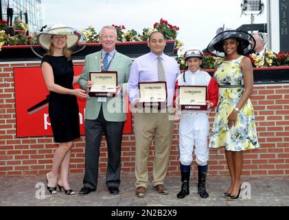 IMAGE DISTRIBUTED FOR LONGINES Jennifer Judkins left and