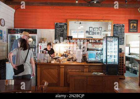 Dig Cafe at Newstead in the historic central goldfields region of Victoria, Australia Stock Photo