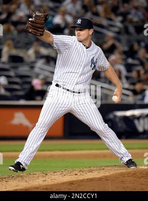 New York Yankees pitcher Justin Wilson (41) during game against the Tampa  Bay Rays at Yankee