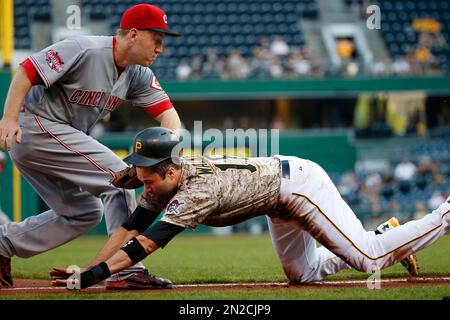 Pittsburgh Pirates' Adam Frazier during a spring training baseball workout  Monday, Feb. 17, 2020, in Bradenton, Fla. (AP Photo/Frank Franklin II Stock  Photo - Alamy