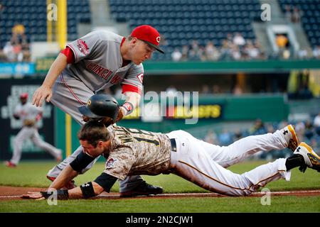 Pittsburgh Pirates' Adam Frazier during a spring training baseball workout  Monday, Feb. 17, 2020, in Bradenton, Fla. (AP Photo/Frank Franklin II Stock  Photo - Alamy