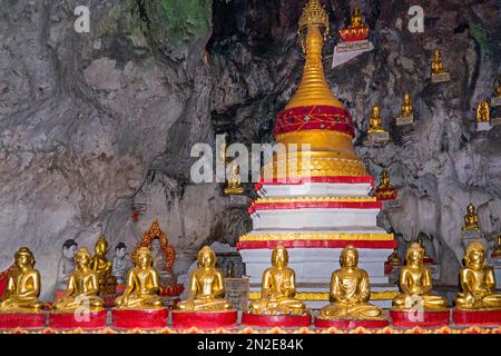 Pindaya Cave with over 8000 Buddha statues, Shwe U Min Pagoda, Pindaya, Myanmar, Pindaya, Myanmar Stock Photo