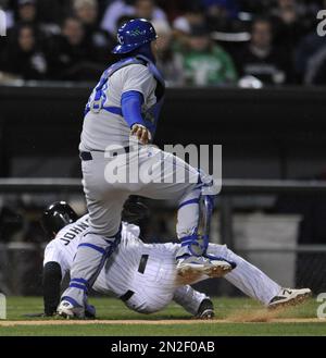 This is a 2015 photo of Salvador Perez of the Kansas City Royals baseball  team. This image reflects the Kansas City Royals active roster as of  Friday, Feb. 27, 2015, when this