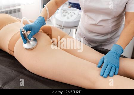 Modern medical procedures for beauty. Slimming treatments. Stock Photo