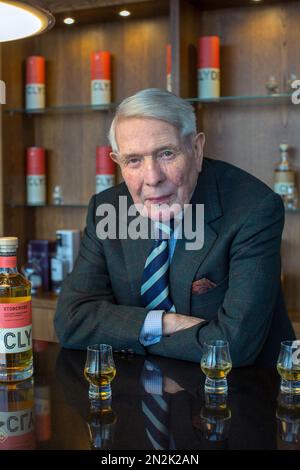 Tim Morrison chairman of Clydeside distillery in Glasgow, Scotland Stock Photo