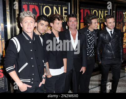 Louis Tomlinson of One Direction leaving the Sony Music offices London,  England - 18.07.12 Stock Photo - Alamy