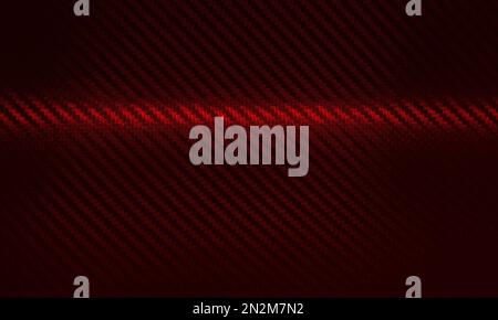 Metallic shiny texture of red carbon fiber self-adhesive paper. Material for racing car modification. Material design for background, wallpaper, graph Stock Photo