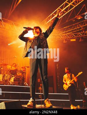 Milan, Italy. 01st Feb, 2023. British indie-rock band The Kooks perform live at Fabrique in Milan, Italy on February 1, 2023 (Photo by Maria Laura Arturi/NurPhoto) Credit: NurPhoto SRL/Alamy Live News Stock Photo