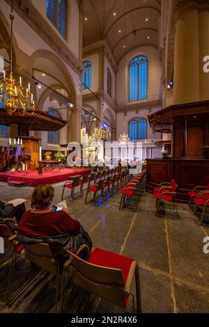 Concert in the  Westerkerk in Amsterdam Netherlands. Stock Photo