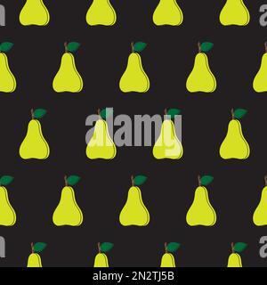 seamless pattern with pears vector eps design illustration Stock Vector