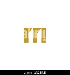 Letter M Logo Design. M Initial Vector Stock Vector