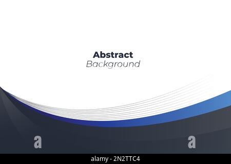 Business abstract background with curved shape design style. Eps10 vector. Stock Vector