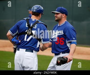 Los Angeles USA CA. 04th July, 2015. LA Dodgers # 36 Pitcher Adam  Liberatore come in as a closer during MLB game between LA Dodgers and NY  Mets 4-3 win at Dodgers