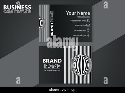 Creative Templates Business Card. Professional and elegant abstract card templates perfect for your company and job title. vector design templates. cl Stock Vector