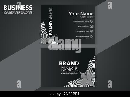 Creative Templates Business Card. Professional and elegant abstract card templates perfect for your company and job title. vector design templates. cl Stock Vector