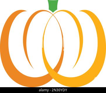 pumpkin logo icon vector design element Stock Vector