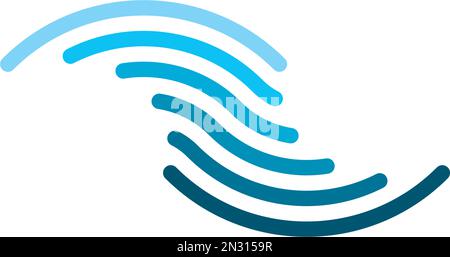 water wave letter z logo vector icon Stock Vector