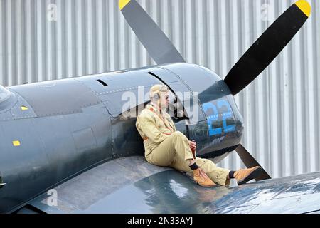 AIR LEGENDS Air show at Melun Villaroche - Stock Photo