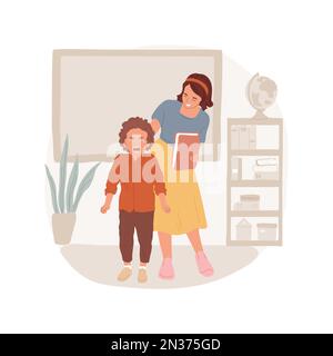 Child outburst isolated cartoon vector illustration. Children tantrum ...