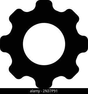 Setting icon vector, Tools, Cog, Gear Sign. Help option account concept. Trendy Flat style for graphic design, logo, Mobile app Stock Vector