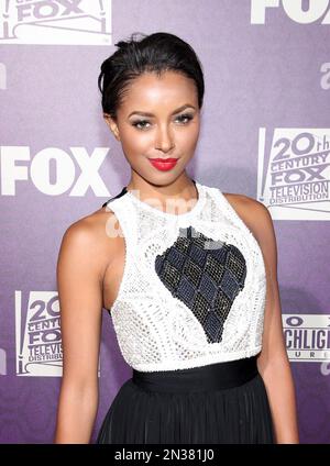 Kat Graham arrives at the Fox Searchlight Golden Globes afterparty at