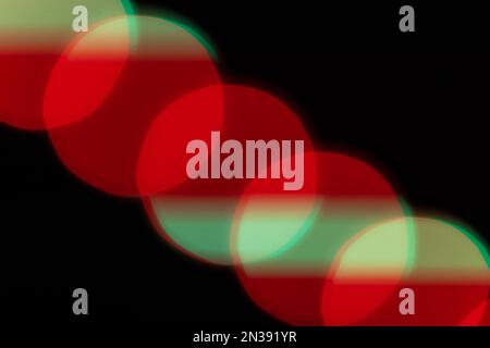 Abstract bokeh effect background, blurred photo with colorful lights spots Stock Photo