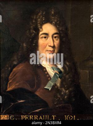 Charles Perrault (1628 – 1703) French author Stock Photo