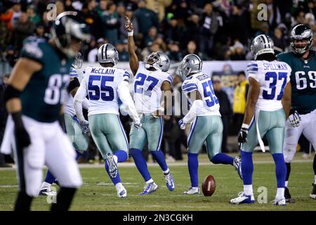 December 14, 2014: Dallas Cowboys free safety J.J. Wilcox (27) in action  during the NFL game between the Dallas Cowboys and the Philadelphia Eagles  at Lincoln Financial Field in Philadelphia, Pennsylvania. The