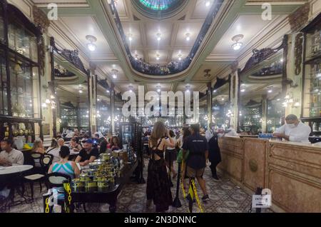 Confeitaria Colombo coffee shop in Rio de Janeiro, Brazil, a century ...