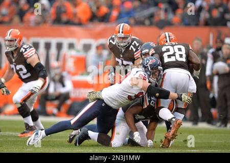 Houston Texans J.J. Watt tackles New York Jets Tim Tebow who runs for 13  yards in the fourth quarter in week 5 of the NFL season at MetLife Stadium  in East Rutherford