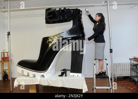 World's longest high heels store