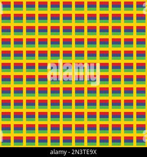 Geometric pattern design art seamless doodle contemporary modern background for texture and fabric element illustration Stock Vector