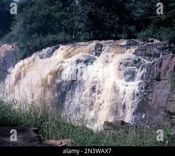 Hogenakkal Falls of Cauvery, Kaveri River, Tamil Nadu, South India, India, Asia Stock Photo