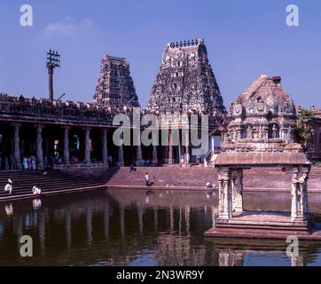 Varadharaja Perumal Temple in Kancheepuram Kanchipuram, Tamil Nadu, South India, India, Asia Stock Photo