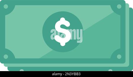bill , money , exchange and cash icon ( US dollar ) Stock Vector