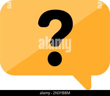Question mark icon (speech bubble) Stock Vector