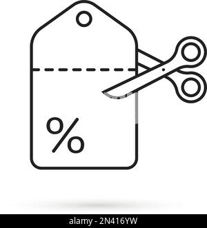 coupon icon like low cost Stock Vector