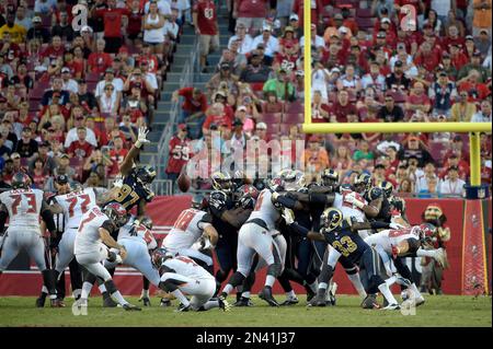 December 10, 2017 - Tampa Bay Buccaneers kicker Patrick Murray (7) before  the game between the Detroit Lions and the Tampa Bay Buccaneers at Raymond  James Stadium in Tampa, Florida. Del Mecum/CSM