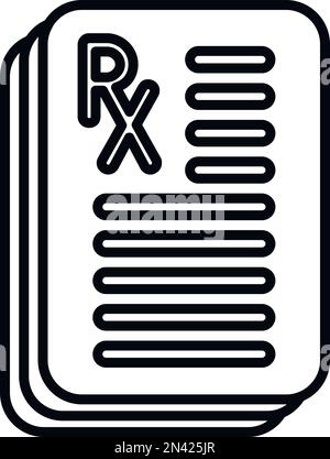 Antibiotic resistance icon outline vector. Bacteria drug. Virus ...
